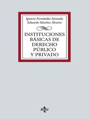 cover image of Instituciones básicas de Derecho público y privado